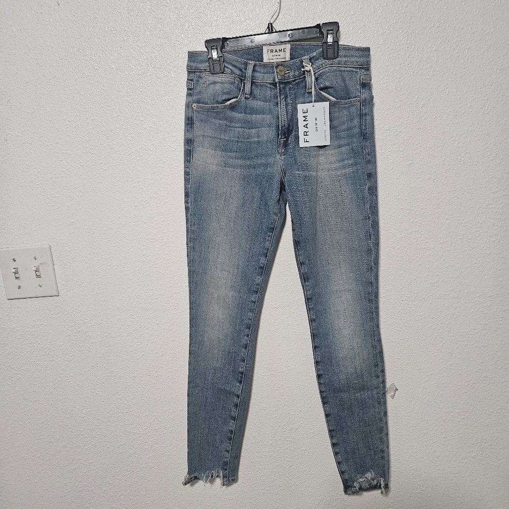 NWT Frame Denim Le High skinny  Blue Jeans size 26